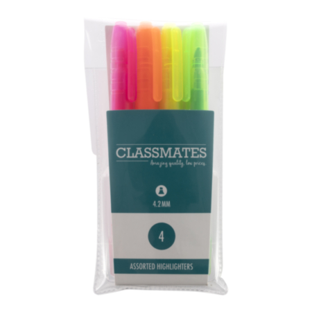 Classmates 4.2mm Highlighter Pens Assort