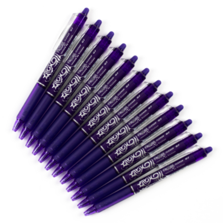 FriXion Clicker Pen Violet Pack 12