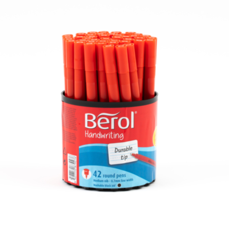 Berol Handwriting Pens Black Tub 42