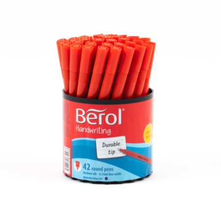 Berol Handwriting Pens Blue Tub 42