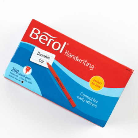 Berol Handwriting Pens Black Pack 200