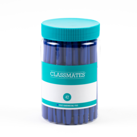 Classmates Handwriter Pens Pack 42 Blue
