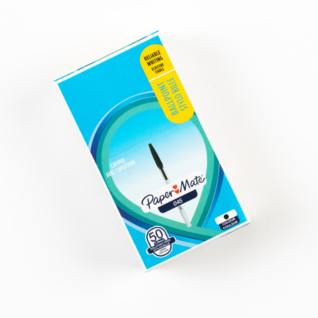 Paper Mate Ballpen 045 1.0mm Black Box50