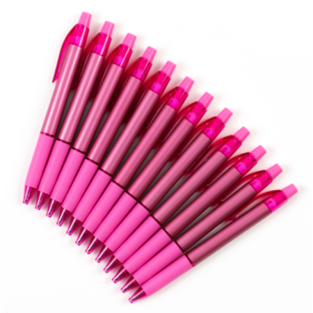 Uni-Ball Eras Gel Clicker Pink Pack 12