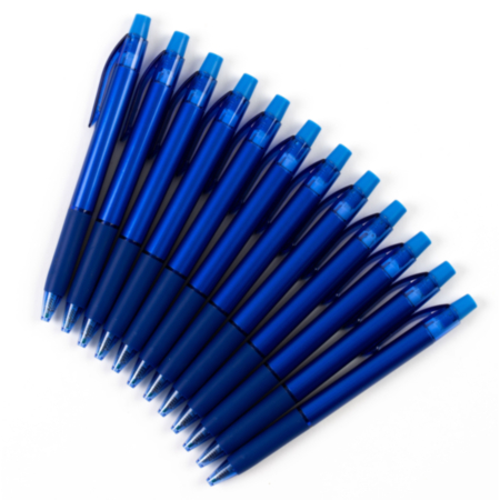 Uni-Ball Eras Gel Clicker Sky Bl Pack 12