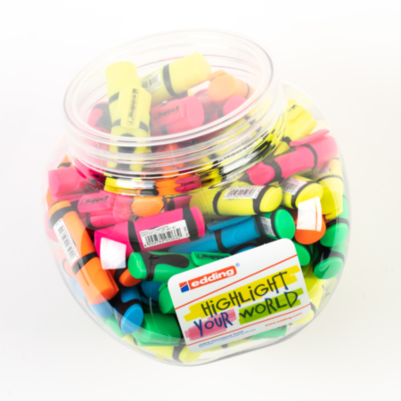 Tub Of Mini Highlighters