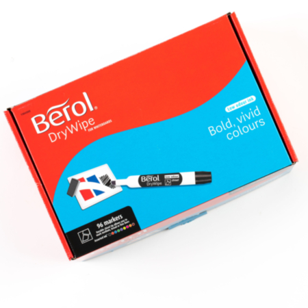 Berol Dry Wipe Marker Chisel Asst.