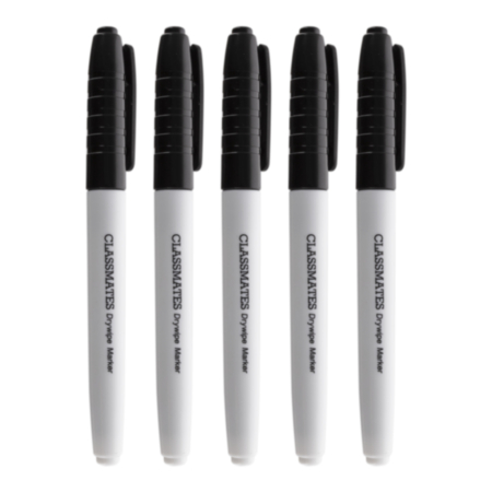 Classmates Drywipe Pens Pack 200 With Tray