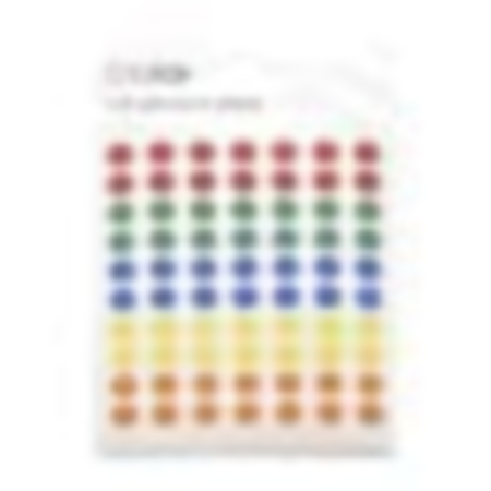 Coloured Circle Stickers 8mm Pack 350
