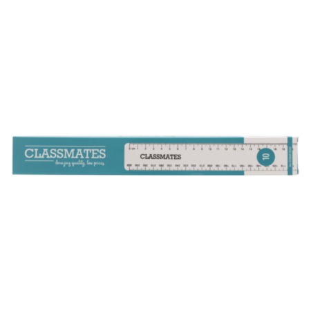 Classmates Double Sided 30Classmates/mm White Ruler Pack 10