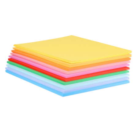 230 Micron Coloured Card A4 Assorted