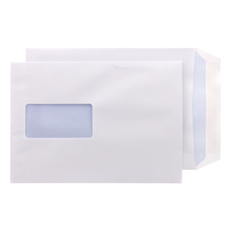 Envelopes C5 White Win SSP 90gsmX500