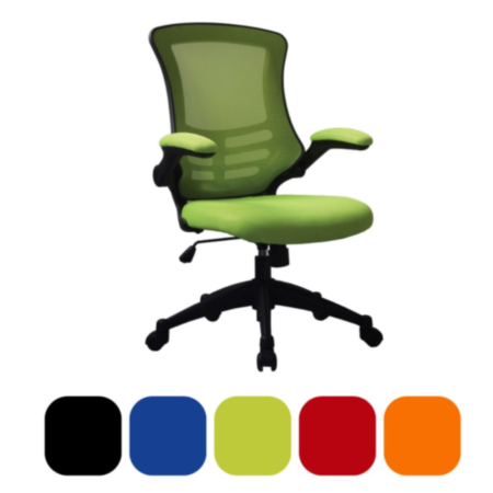 Luna Ergonomic Swivel Office Operator Chair With Mesh Back