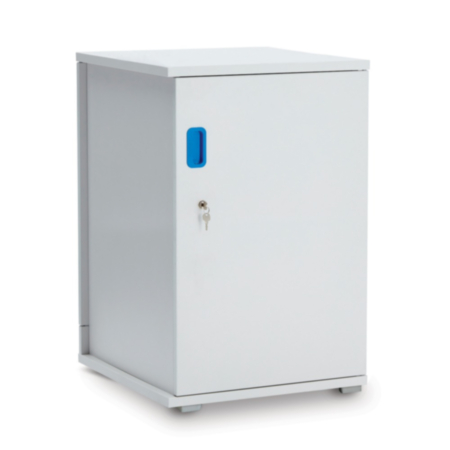 LapCabby Lyte Single Door 20-Device Metal Shelf Charging Cabinet 