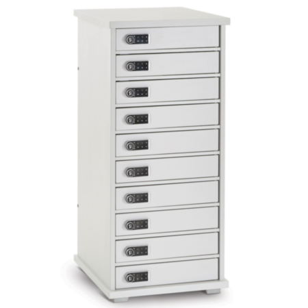 LapCabby Lyte 10 Multi Door Mini Charging Cabinet for iPad &amp; Tablet 