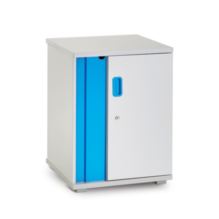 LapCabby Lyte Blue 10 Single Door ICT Storage Unit