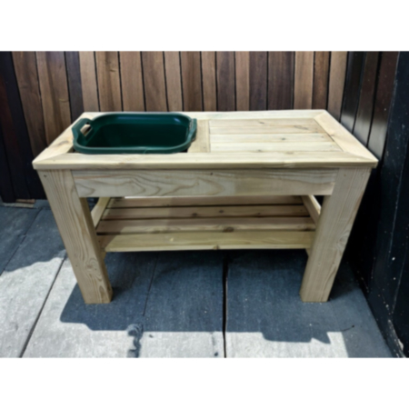 Children&#039;s Outdoor Playground Wooden Imagination Sink and Worktop Play Mud Kitchen