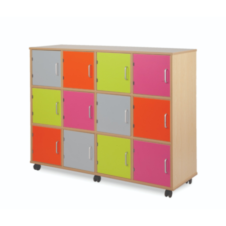 Bubblegum Early Years Wooden Storage Lockers