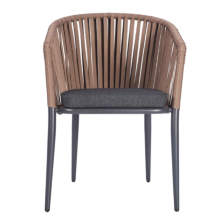 Marbella Rope Weave Cafe Bistro Armchair