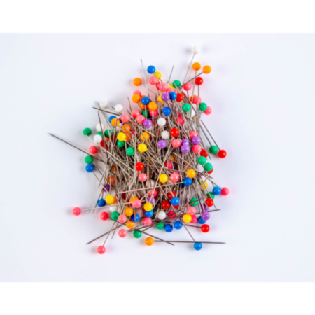 200 Plastic Head Pins 34mm