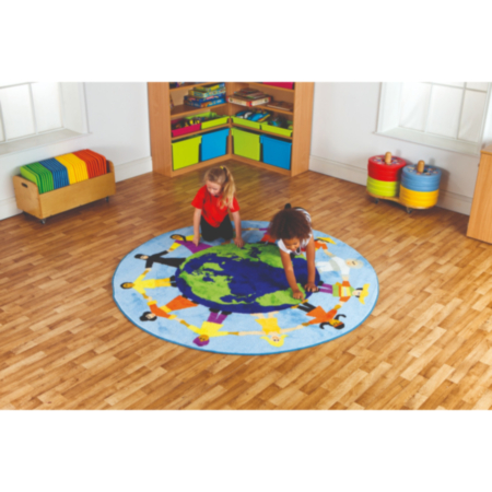 Children of the World Multi-Cultural Classroom Rug