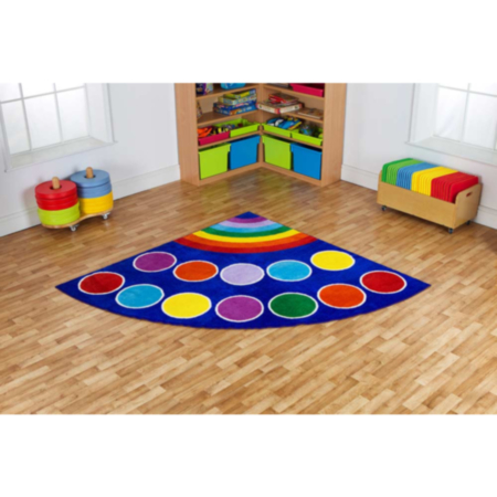 Rainbow Corner Children&#039;s Placement Carpet
