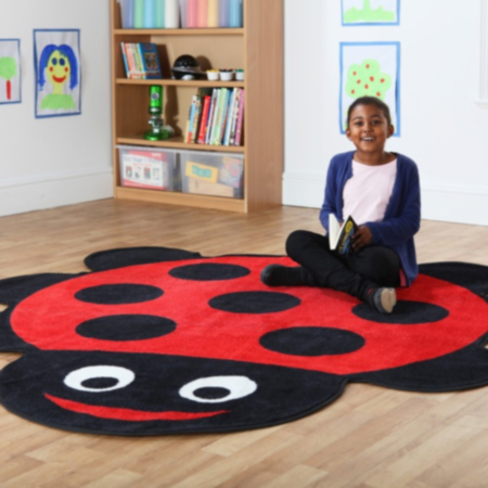 Back to Nature Giant Ladybird Shaped Carpet