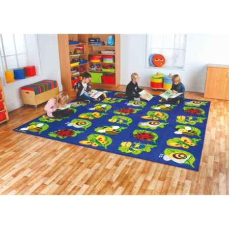 Back to Nature Large Square Bug Placement Carpet