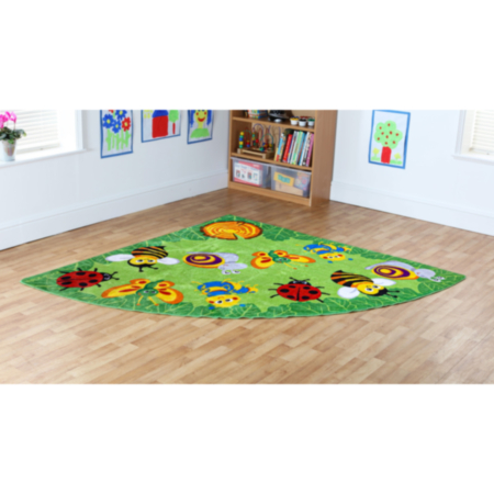 Back to Nature Corner Bugs Placement Carpet - Medium