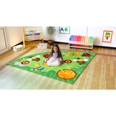 Back to Nature Corner Bugs Placement Carpet - Medium