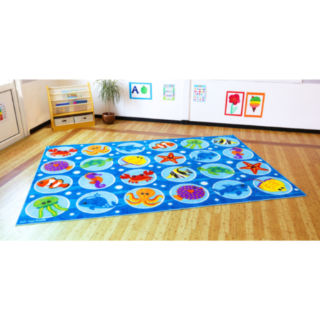 Under the Sea Rectangle Classroom Placement Carpet