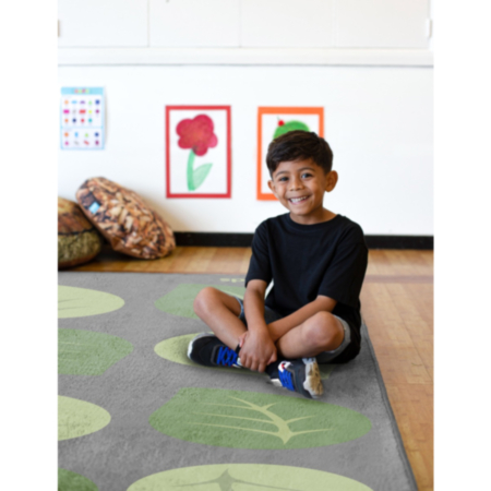 Classroom Natural World Leaf Placement Floor Carpet 3 x 3m