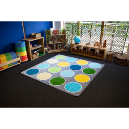 Classroom Lake Circles Placement Carpet