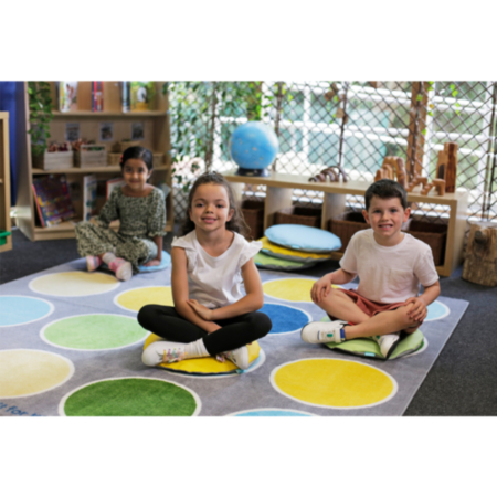 Classroom Lake Circles Placement Carpet