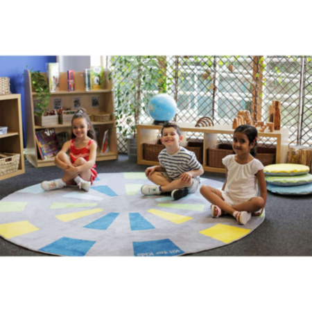 Classroom Star Burst Carpet