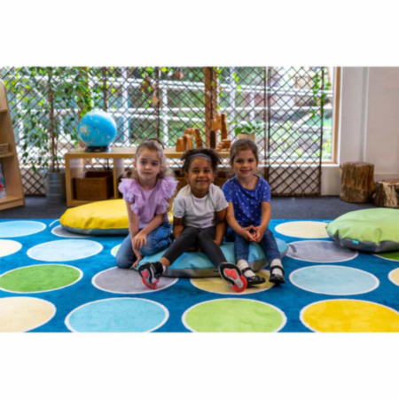Classroom Lake Circles Rectangular Placement Carpet