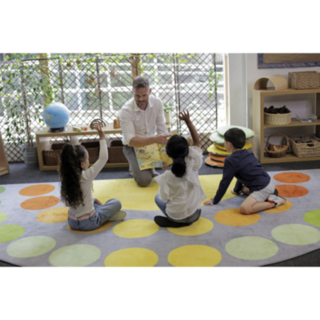 Classroom Safari Large Semi-Circle Placement Carpet