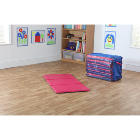 Snoozemat Silver Children&#039;s sleep mat -Set Of 6 + Snoozemat Holdall