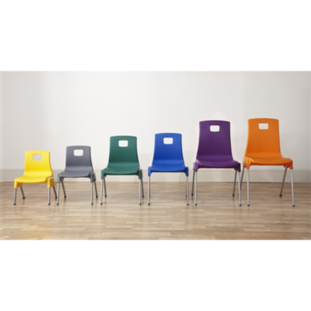 Metalliform ST Classroom Chair With Linking Device