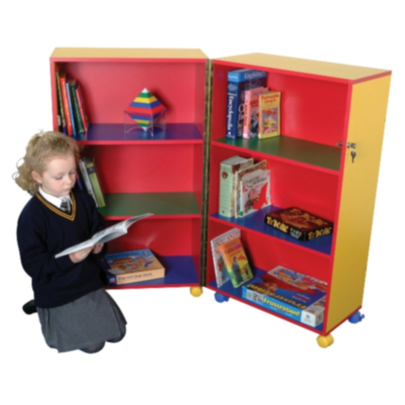 Early Years  Mobile Fold Away Bookcase