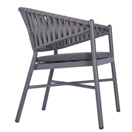 Milan Rope Weave Cafe Bistro Armchair