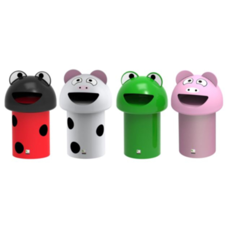 Outdoor Recycled Calfy Mini Buddy Bin for Playgrounds