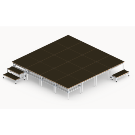 Modular Stage Multi Level 16 Modules Kit for Schools