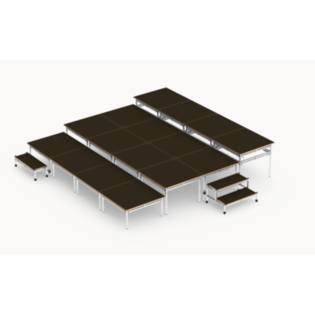 Modular Stage Multi Level 16 Modules Kit for Schools