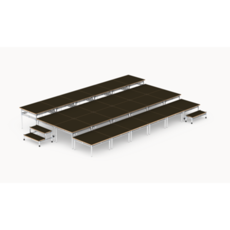 Modular Stage Multi Level 24 Modules Kit for Schools