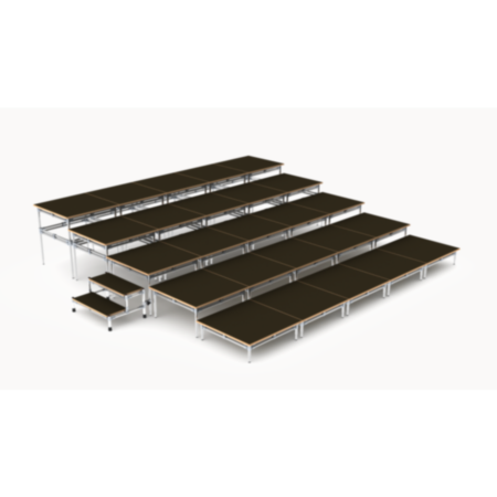 Modular Stage Multi Level 5 tier 25 Modules Kit for Schools