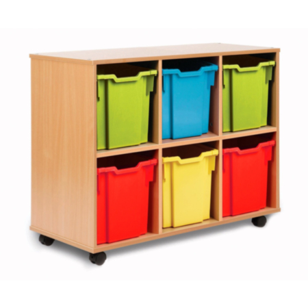 Beech Monarch 6 Quad Tray Classroom Storage Unit