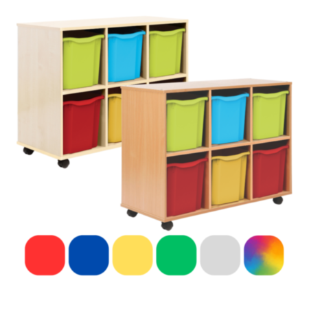 Beech Monarch 6 Quad Tray Classroom Storage Unit