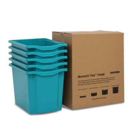 Pack of 5 Monarch Quad Trays