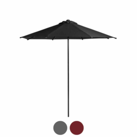Outdoor Klasse  Parasol with Black Aluminium Frame 